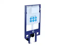 Унитаз с инсталляцией Aquatek Мия SET AQUATEK МИЯ-MB-017 4в1 с сиденьем Микролифт и черной клавишей смыва