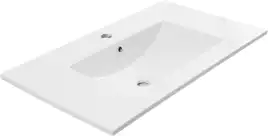 Раковина Aquanet Flow 80, белая, 347431