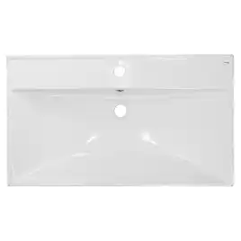 Тумба с раковиной Azario Ника 80 CS00091369, подвесная, Белая глянцевая