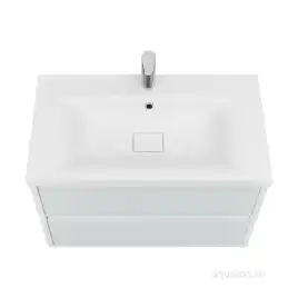 Тумба под раковину Aquaton Римини 80 1A226701RN010 подвесная цвет, белый глянец