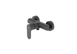 Смеситель для душа Aquatek Оберон AQ1260MB, однорычажный, цвет Черный матовый