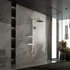 Душевая система  Vincea Inspire VSFS-3I11W VSFS-3I11W для ванны с изливом, белый матовый