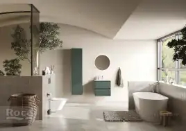 Комплект унитаза с инсталляцией Roca The Gap Round 893105000 подвесная чаша Rimless + инсталляция + сиденье дюропласт, без панели смыва