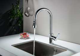 Смеситель для кухни Aquatek Лугано AQ1784CR, Хром