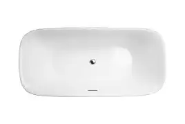 Акриловая ванна BELBAGNO 170х80 BB400-1700-800, отдельностоящая, Белая глянцевая