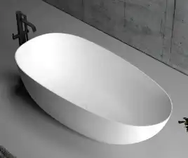 Акриловая ванна Abber 170х80 AB9211, отдельностоящая, Белая глянцевая