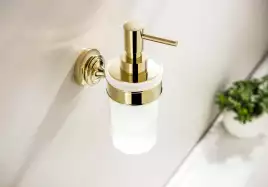 Дозатор для жидкого мыла Aquatek Классик AQ4505PG, Золото глянцевое