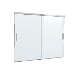 Душевая шторка на ванну CEZARES TANDEM-SOFT-VF-2-170/145-C-Cr-IV стекло Прозрачное, профиль Хром