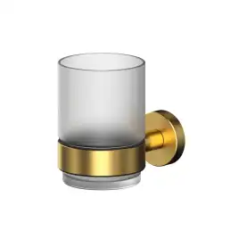 Стакан для щеток Whitecross ERGO gold brushed, ER2230GLB, Золото брашированное