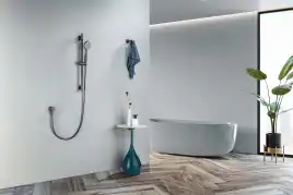 Душевой гарнитур Aquatek Бетта AQ2017BGM, Оружейная сталь