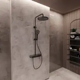 Душевая система  Vincea  VSFS-402MB VSFS-402MB для душа, черный матовый