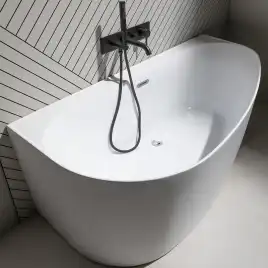 Акриловая ванна Allen Brau Priority 5 В 160x78 2.31005.20B белый глянец