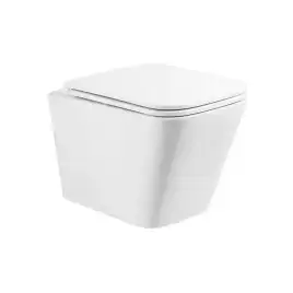 Подвесной унитаз BelBagno ARDENTE-R BB520CH-TOR/SC, безободковый, смыв торнадо с сиденьем микролифт, Белый