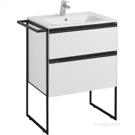 Тумбы под раковину Roca Domi 60 A857458806 подвесная, цвет, Белый глянец