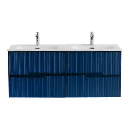Тумба под раковину Cezares DUET-N 120 см, DUET-N-1200-4C-SO-2-SPF-P подвесная, Sapfiro