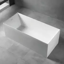 Акриловая ванна Abber 170х75 AB9274-1.7, отдельностоящая, Белая глянцевая