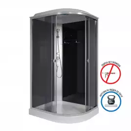 Душевая кабина Niagara Eco 120х80х215 E120/80/13L/TN низкий поддон, без гидромассажа