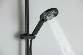 Душевой гарнитур Aquatek Лугано AQ2022MB, Черный матовый