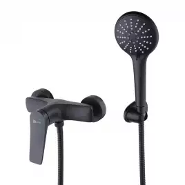 Смеситель для душа Lemark Bronx LM3703BL, однорычажный, цвет Черный матовый
