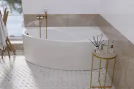 Акриловая ванна Marka One JULIANNA 150х95 Асимметричная белая Правая 01дж1595п