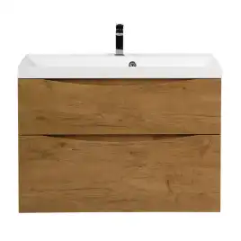 Тумба под раковину BelBagno MARINO-H60-800-2C-SO-RN-P подвесная Rovere Nature