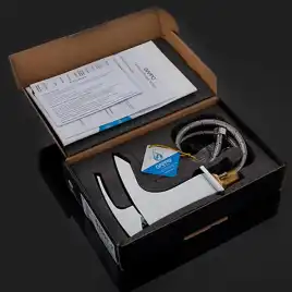 Смеситель для раковины Gappo G1007-7, Хром / Белый