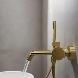 Смесители для ванны AVS Slimmer 811-111-BG, брашированное золото