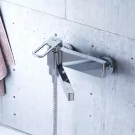 Смеситель для ванны IDDIS Slide SLISB00i02WA  цвет, Глянцевый хром