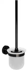 Ершик для унитаза подвесной щётка черная 9,5 см BEMETA HEMATIT Антрацит глянец 159113017