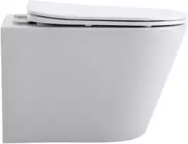 Унитаз подвесной Aquanet Rimless Atago 2.0 W LX-1905, с сиденьем микролифт