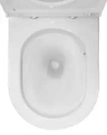 Унитаз-компакт Azario Margo AZ-2125-UQ1 напольный, безободковый, со смывом Торнадо, в комплекте с бачком и сиденьем микролифт, Белый глянцевый