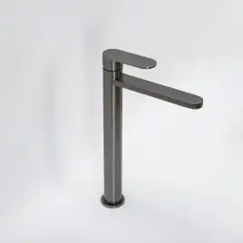 Смеситель для раковины AVS Beauty высокий, оружейная сталь, 811-551-GM