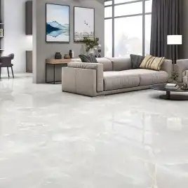 Керамогранит AVS White Onyx 60x120 полированный, серый