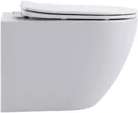 Унитаз подвесной Aquanet Rimless Cetus W Short LX-1900, с сиденьем микролифтом