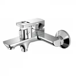 Смеситель для ванны Haiba HB60176 с коротким изливом, хром