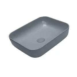 Раковина AVS Розали 50x39 голубая матовая с донным клапаном