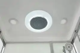 Душевая кабина AvaCan V2810LED 100x80 см, низкий поддон, с крышей