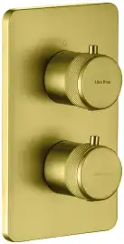 Смеситель для ванны Allen Brau Priority 5.31314-GB (с внутренней частью, 3 выхода) золото браш