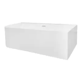 Акриловая ванна Azario LAGO BLANCO 150х75 пристенная правая, в комплекте с сифоном и металлической рамой, AZ-6724-1CR 15075