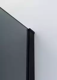 Душевой уголок CEZARES SLIDER-AH-1-80-70/80-GRIGIO-NERO стекло Тонированное (графит), профиль Черный