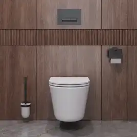 Подвесной унитаз CEZARES LINER CZR-38083-49-TH-TOR/SC, со смывом TORNADO, с сиденьем микролифт