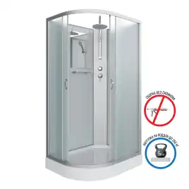 Душевая кабина Niagara Classic 120х80х210 NG-3312-14RBKT низкий поддон, без гидромассажа, 33121423RBKT