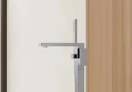 Напольный смеситель для ванны Aquatek Либра AQ1645CR, однорычажный, с внутренней частью, Хром