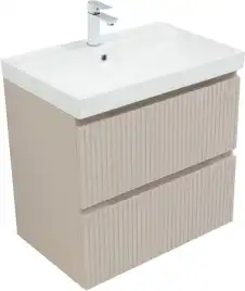 Тумба под раковину Aquanet Джейн (Flat) 70 бежевый, 343976