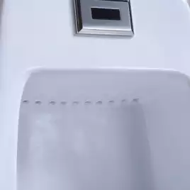 Писсуар подвесной CeramaLux X546P с сенсорным механизмом смыва, горизонтальный выпуск