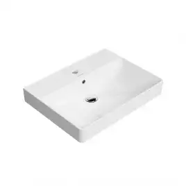 Раковина Kerama Marazzi PRO мебельная\подвесная 55, белая глянцевая     , PROR.wb.55
