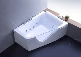 Акриловая ванна Gemy G9056 B R 170х130 с гидромассажем, правая