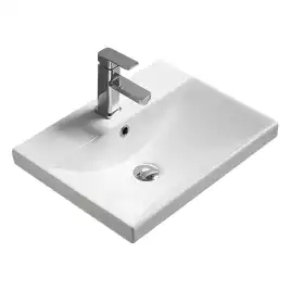 Тумба с раковиной AVS Гармония 50 SL белая, K821-07SL-500WG-217-500WG