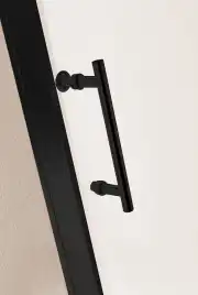 Душевая дверь Cezares ECO 120 см, ECO-O-BF-1-120-C-NERO, профиль Хром, стекло Прозрачное