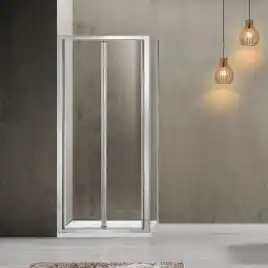 Душевой уголок Vincea Garda 90х80 VSR-1G8090CL, дверь складная, профиль хром, стекло прозрачное